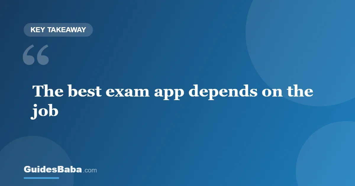 Which App Is Good for Exams? The Best Picks for 2026 — GuidesBaba