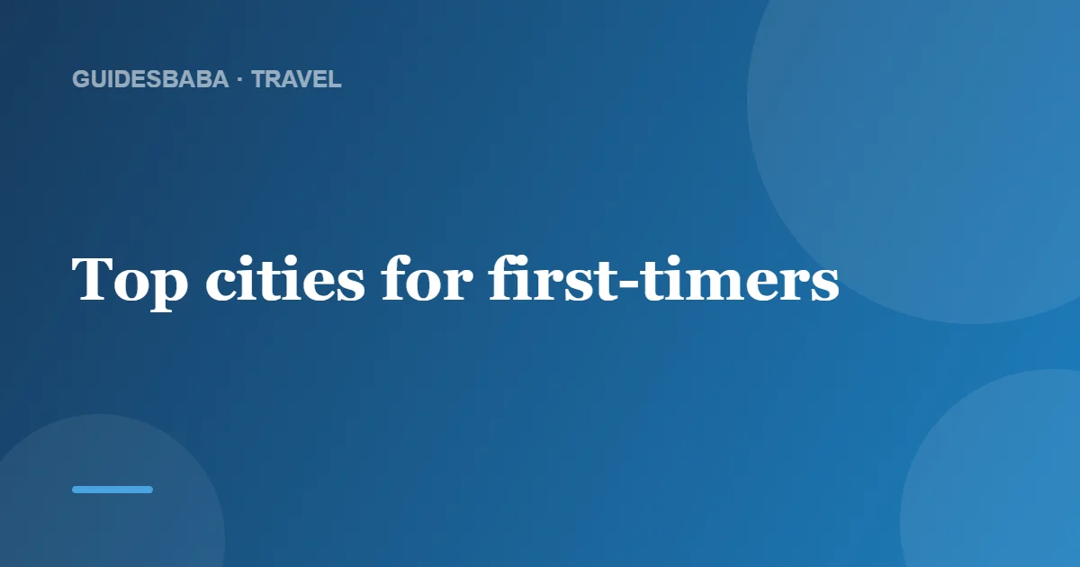 What Is the Best City in Europe to Visit? — GuidesBaba