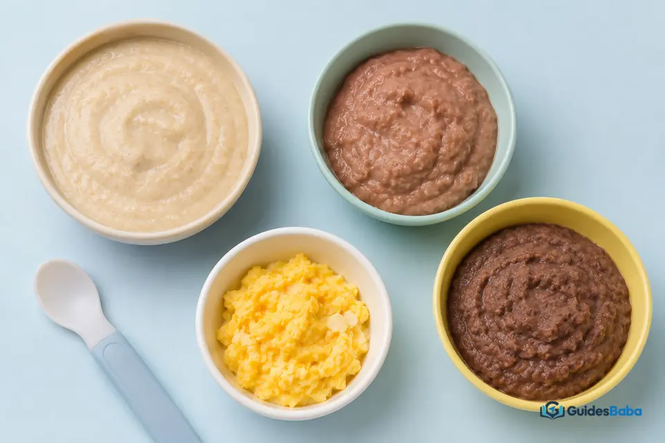 Iron-rich purees for babies
