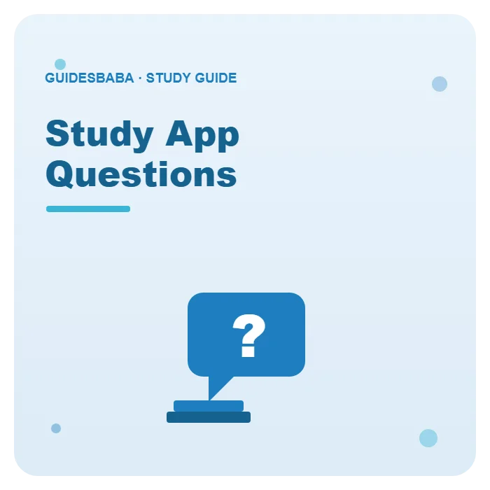 common study app questions answered