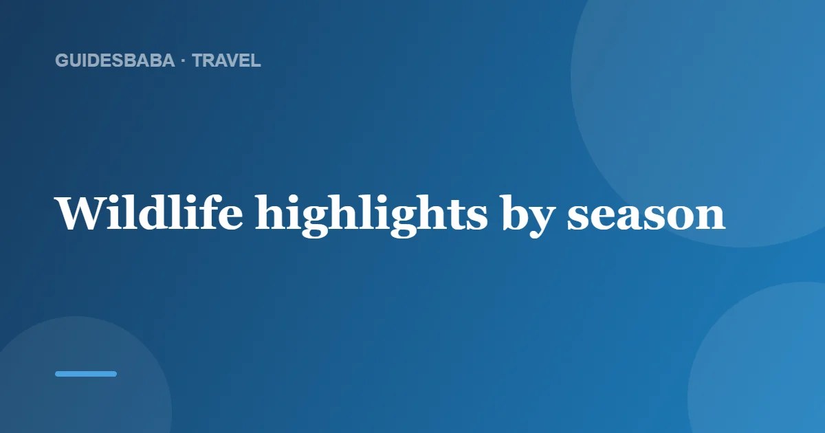What's the Best Time to Visit Bangladesh for Wildlife? — GuidesBaba