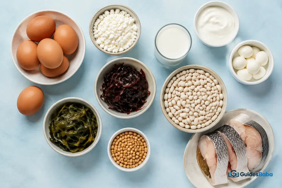 Iodine and choline foods for breastfeeding