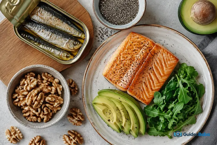 Omega-3 rich foods for breastfeeding