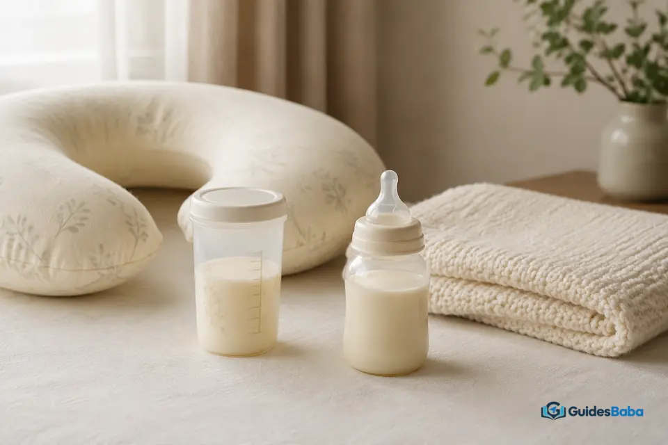 Breast milk and infant formula feeding supplies
