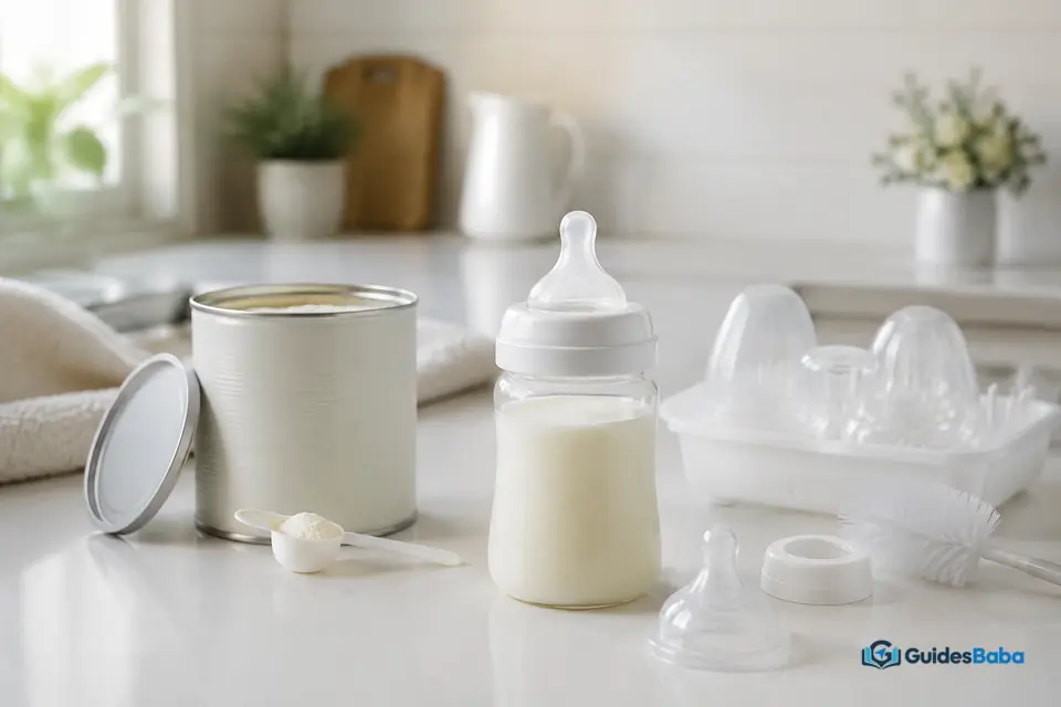 Infant formula and bottle-feeding supplies