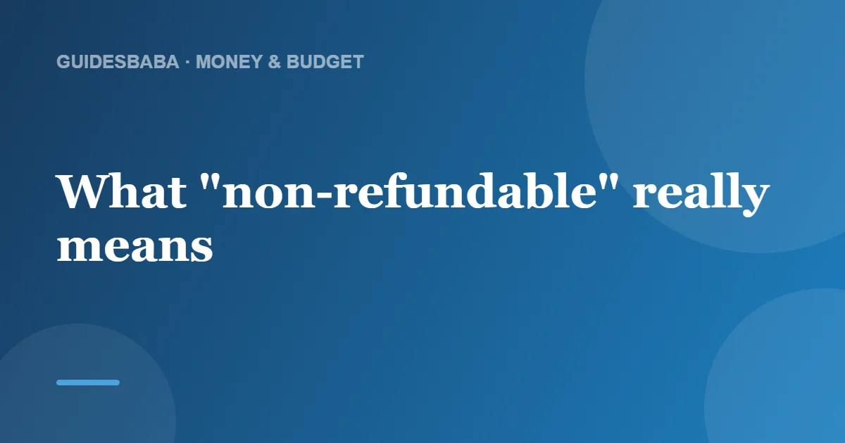 Can I Cancel a Non-Refundable Hotel Rate? — GuidesBaba