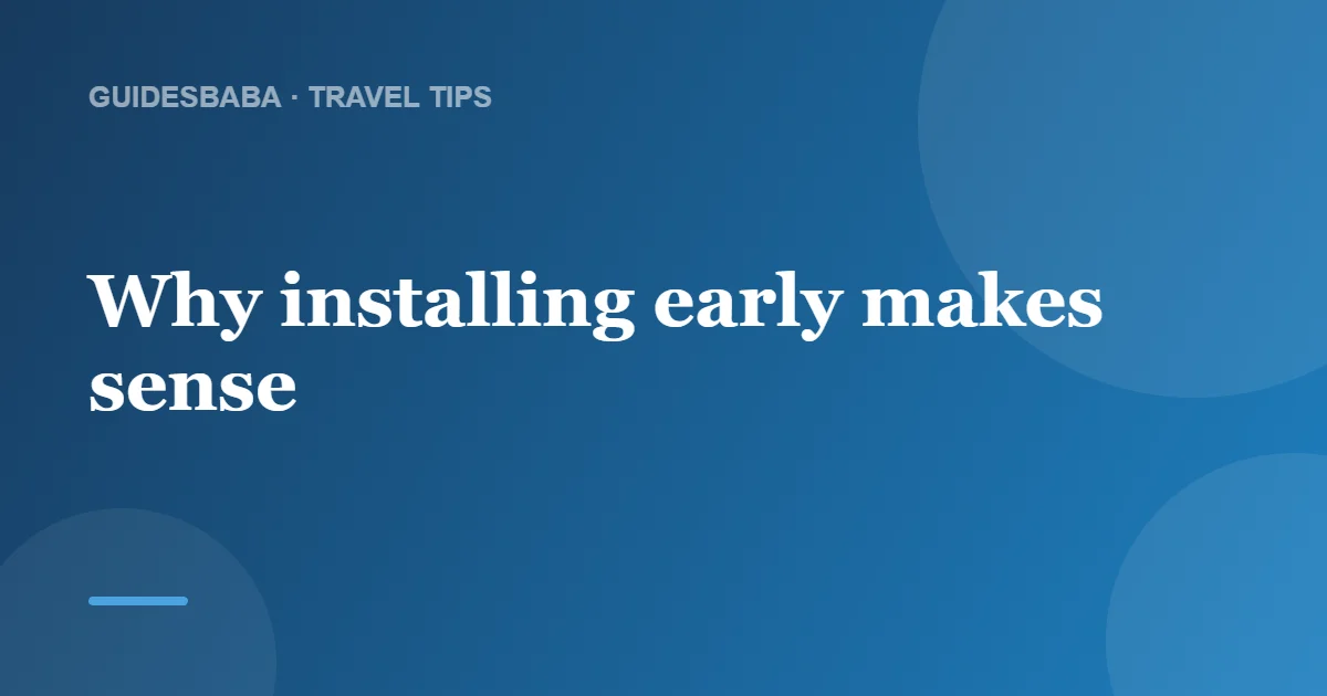 Can I install my eSIM before I travel? — GuidesBaba