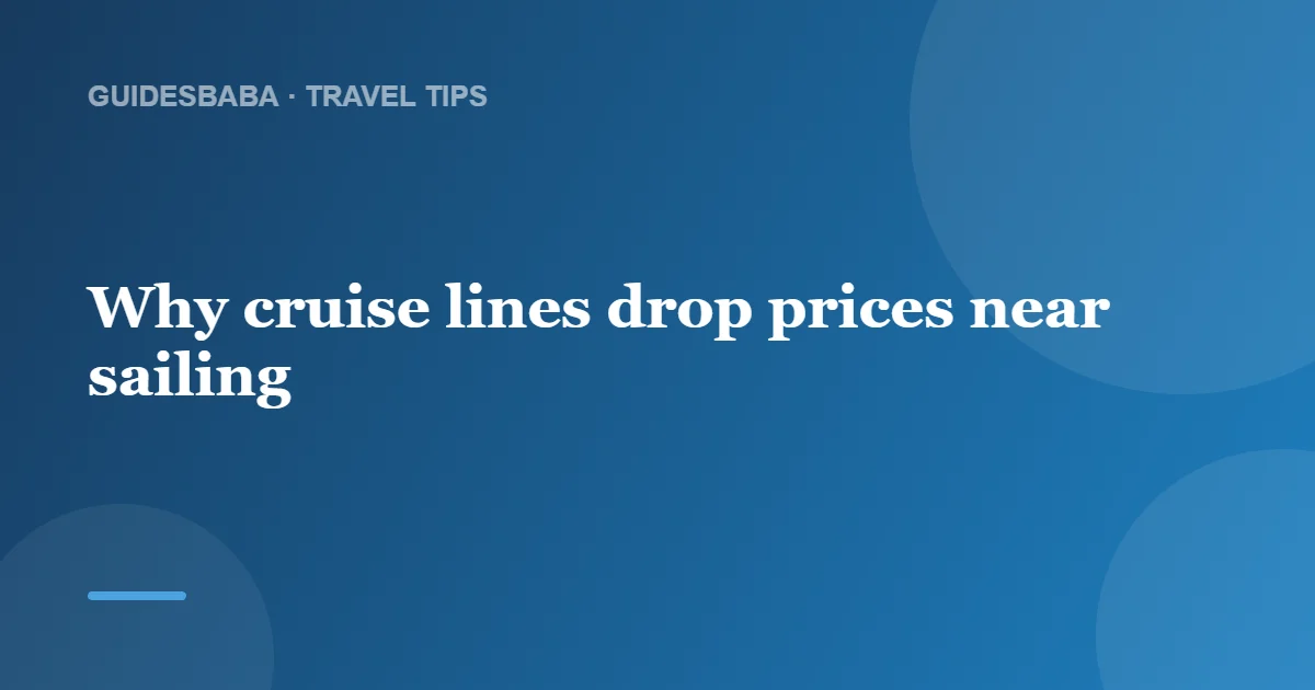 Can I get a better deal by booking at the last minute? — GuidesBaba