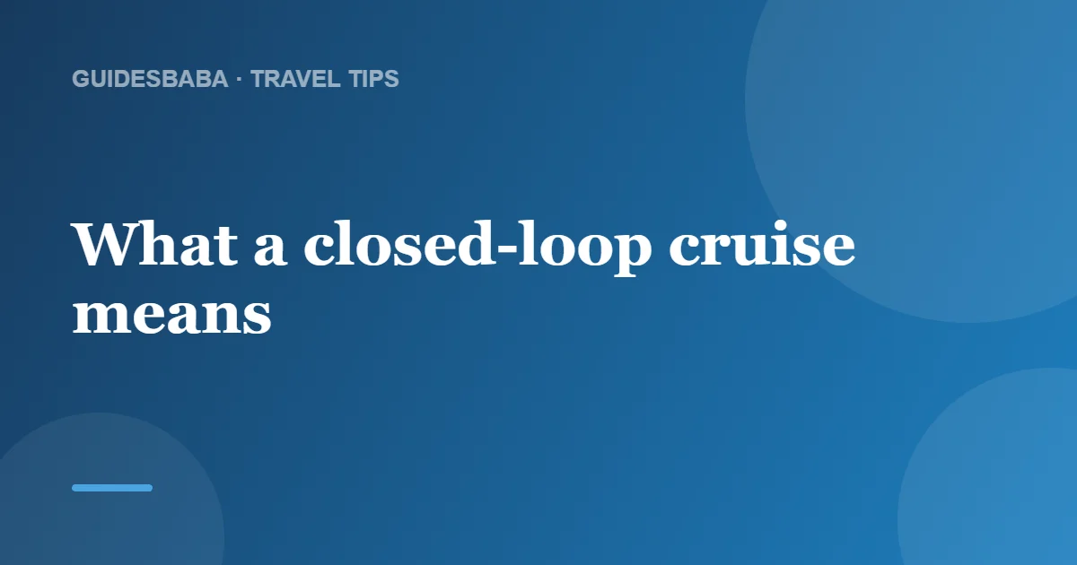 Do I Need a Passport to Cruise? What to Know — GuidesBaba