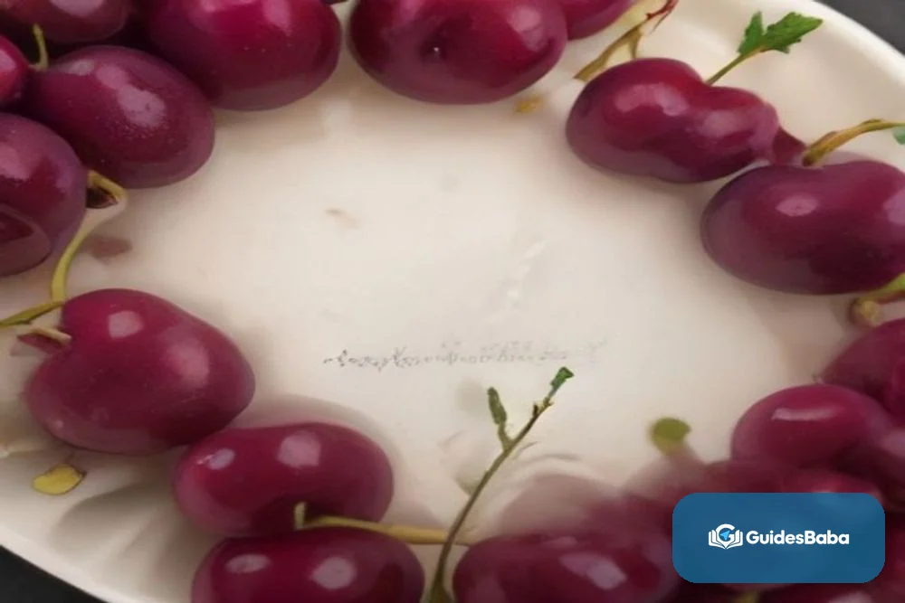 Dark grapes and cherries