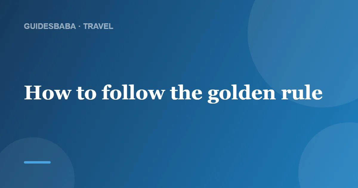 What Is the Golden Rule of Packing? — GuidesBaba