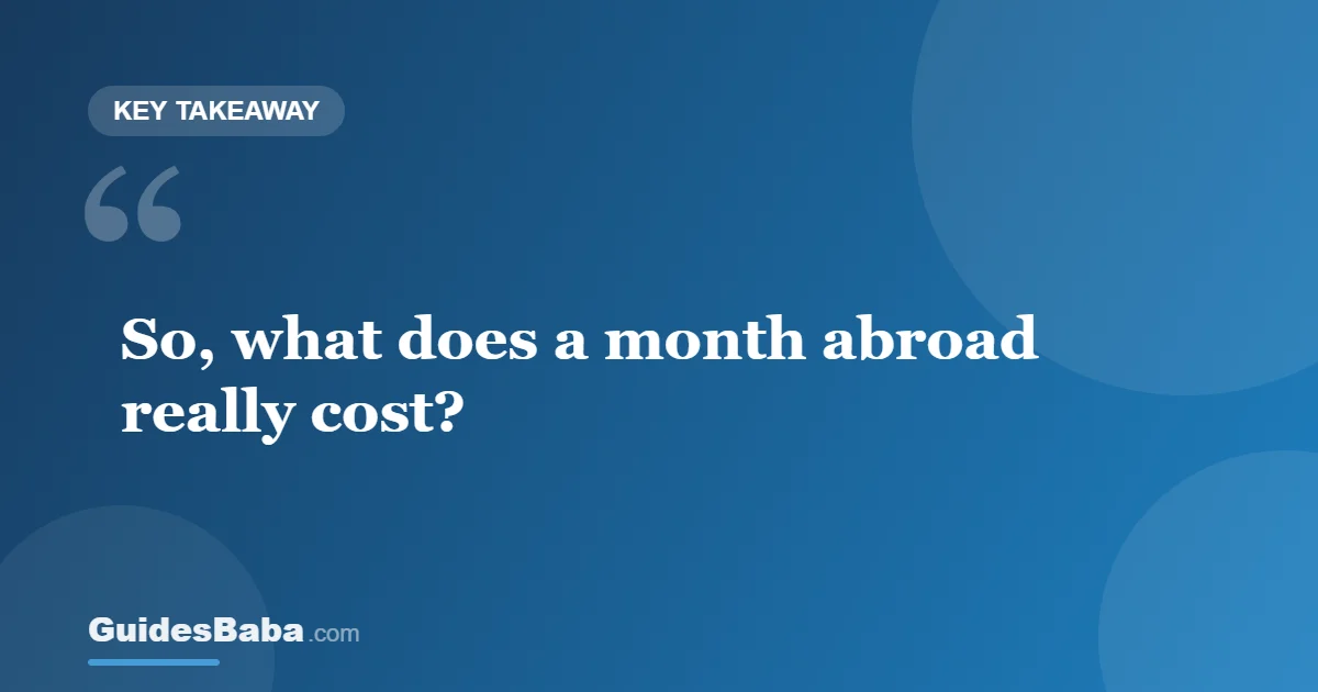 How much does a month cost? — GuidesBaba