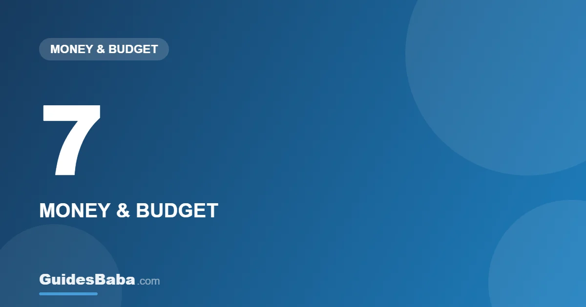 How Much Money for a 7-Day Vacation? — GuidesBaba