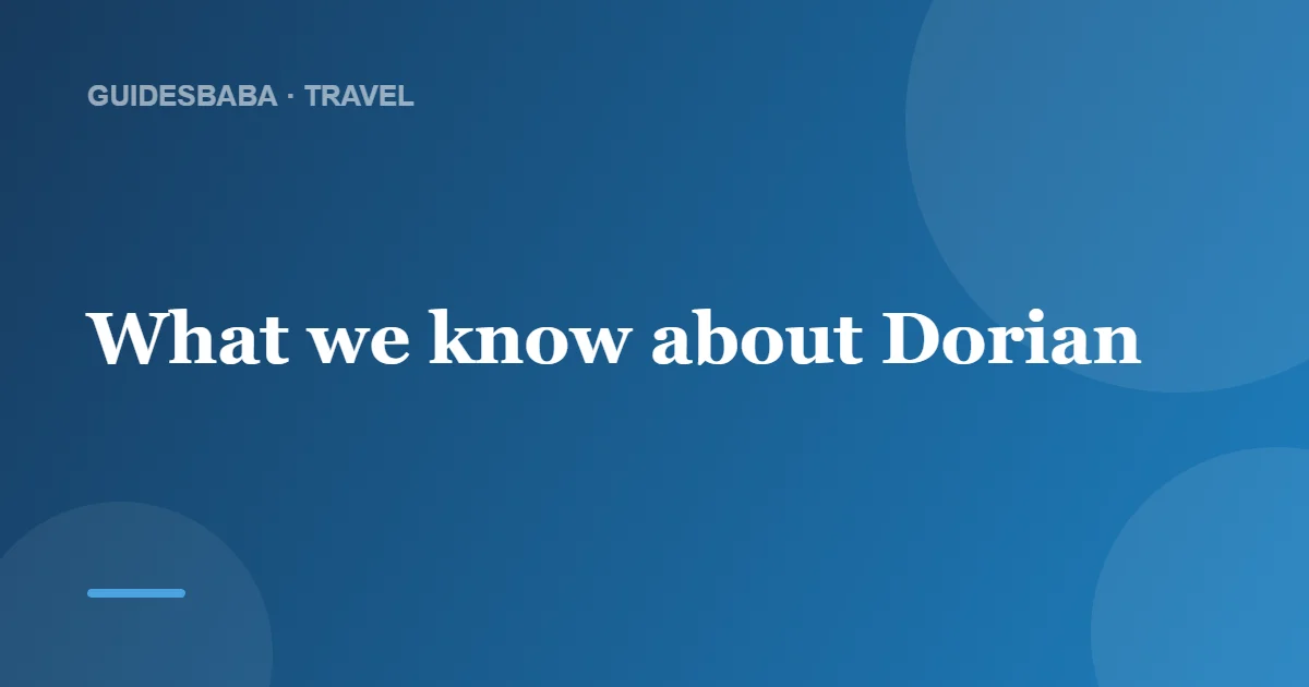 Is Dorian From Travel Guides Married? — GuidesBaba