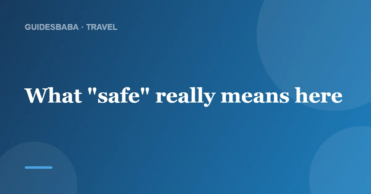 Is Solo Travel Safe? What You Need to Know — GuidesBaba