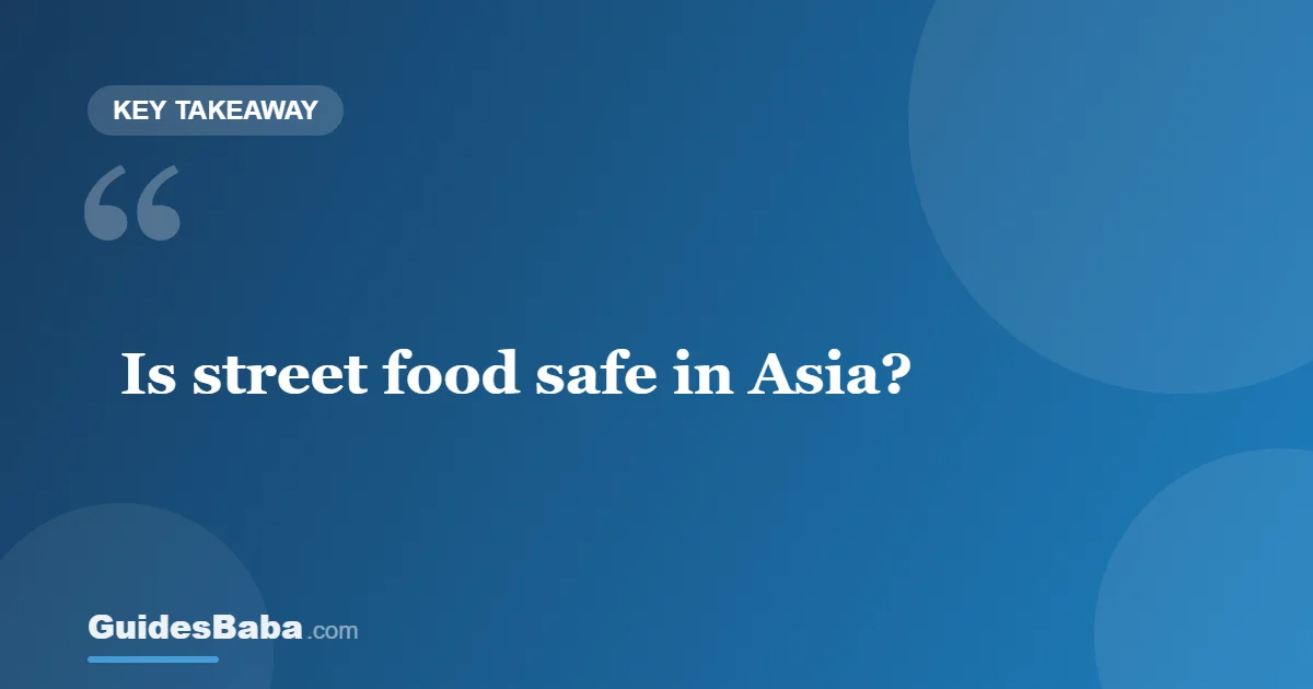 Is street food safe in Asia? — GuidesBaba