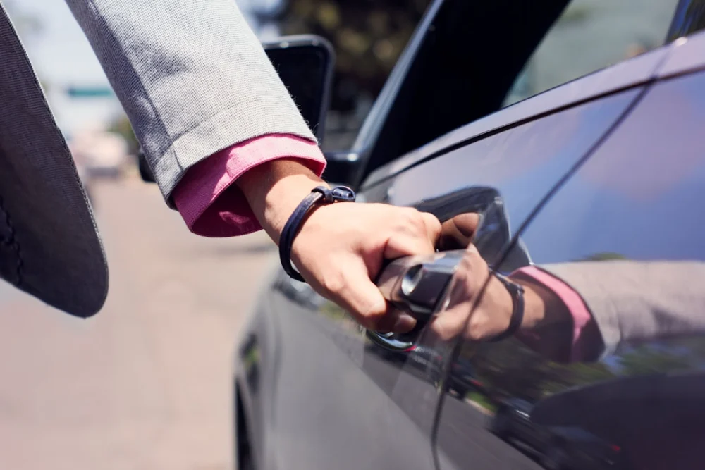 a person holding a phone