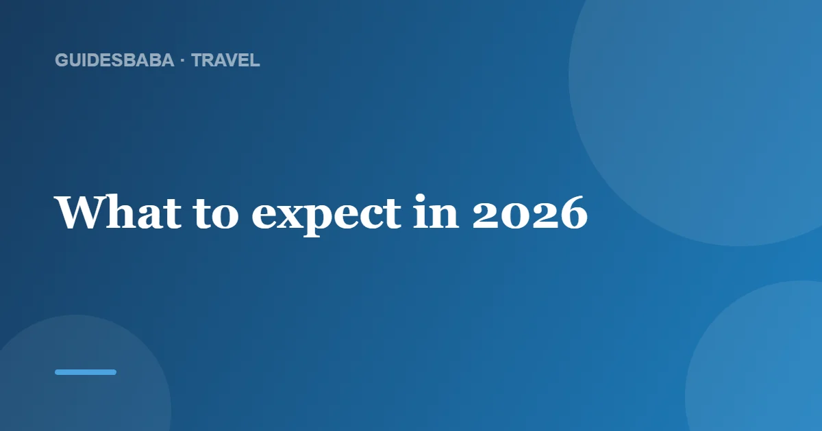 Is Travel Guides Coming Back in 2026? — GuidesBaba