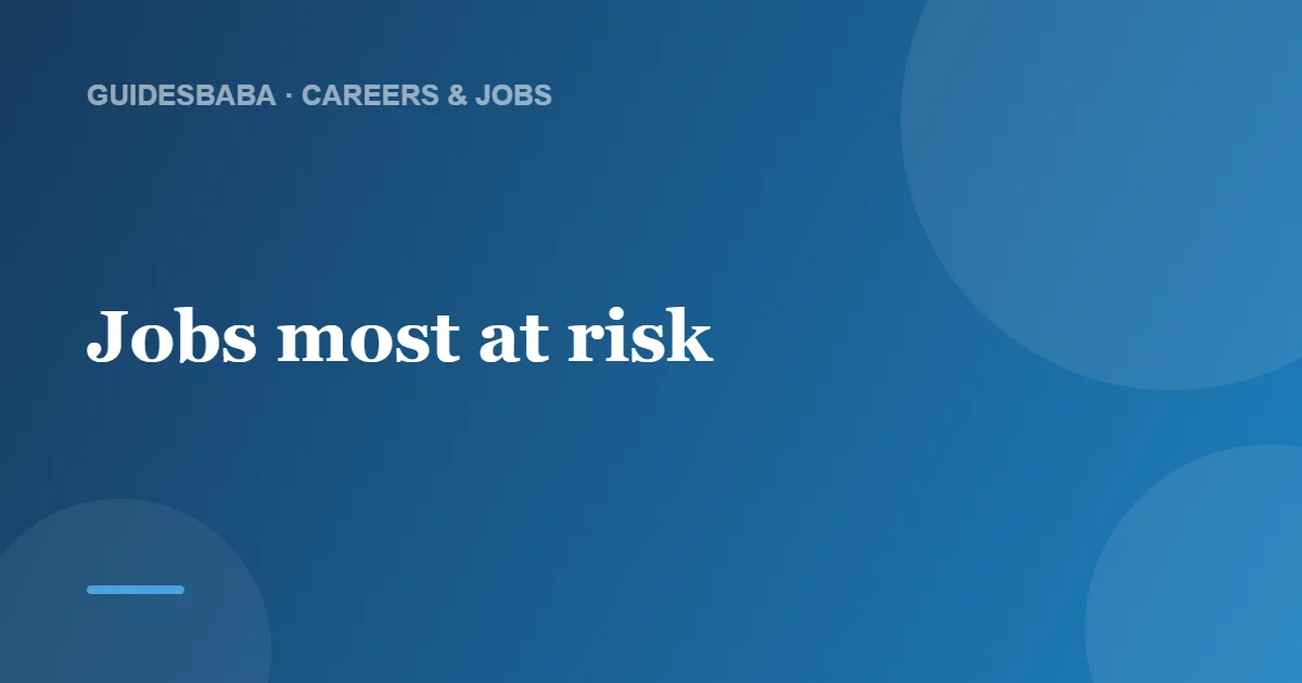 What Jobs Will Be Gone in the Next 5 Years? — GuidesBaba
