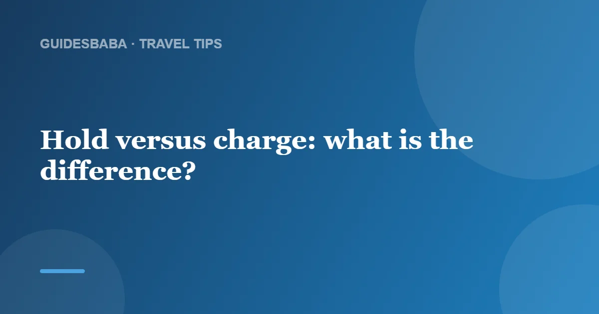 Rental Car Security Deposit: How It Works — GuidesBaba