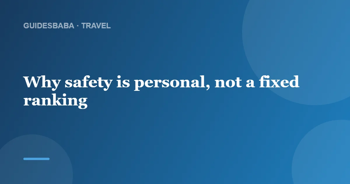 What Is the Safest Country for Americans? — GuidesBaba