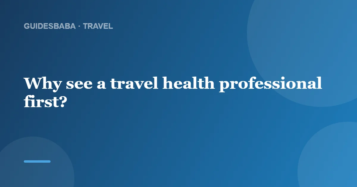 What if I Can't Have a Vaccine Before Travel? — GuidesBaba