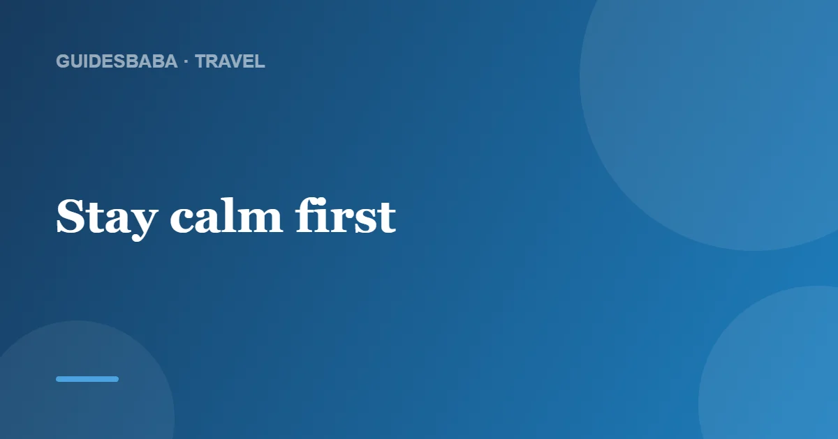 What to Do If You Get Sick While Traveling — GuidesBaba