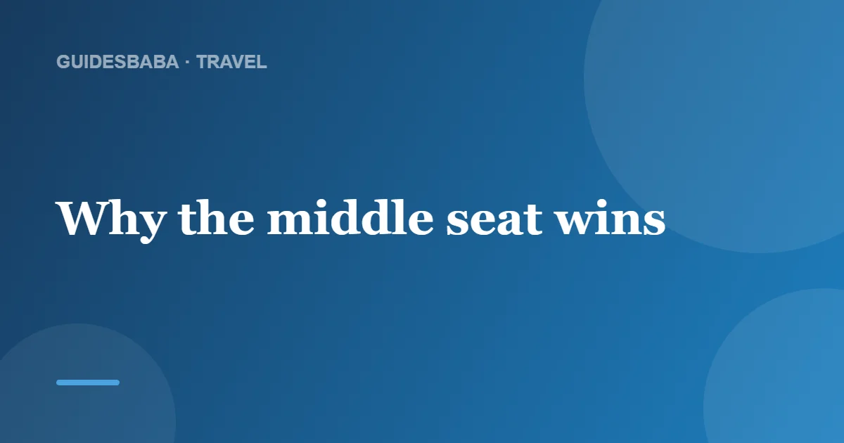 Who Owns the Armrest on the Aeroplane? — GuidesBaba