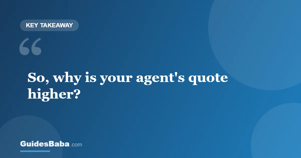 Why is my travel agent's quote higher than online? — GuidesBaba