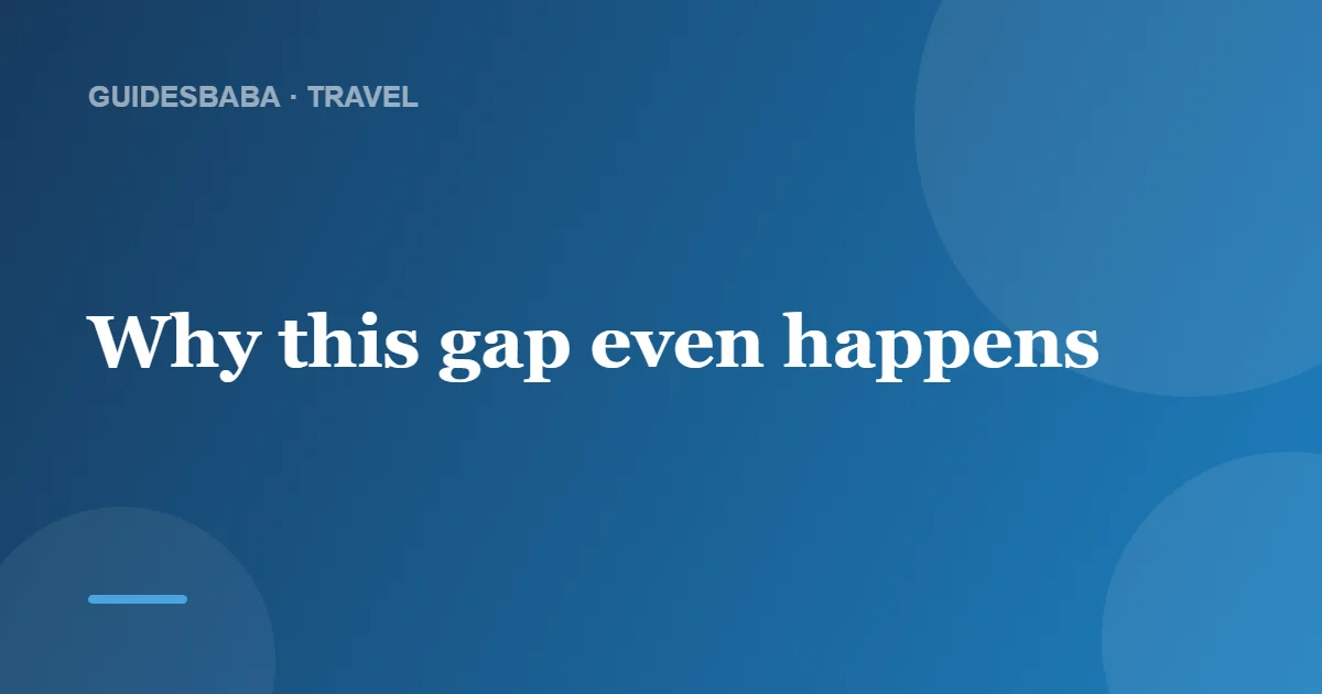 Why is my travel agent's quote higher than online? — GuidesBaba