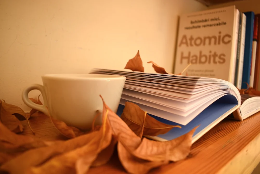 a cup of tea on a table