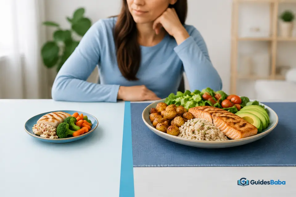 Meal timing and portion size for reflux