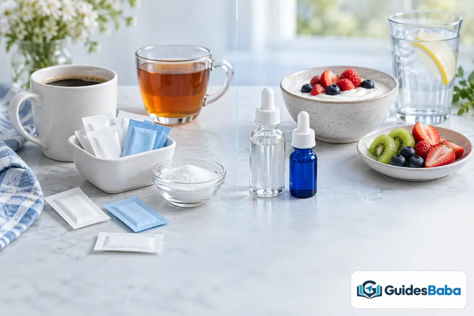 artificial sweeteners side by side comparison