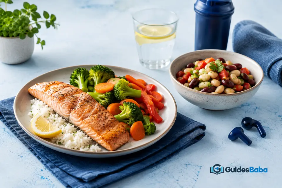 A balanced post-exercise meal