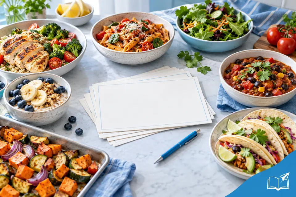 choose recipes and meals