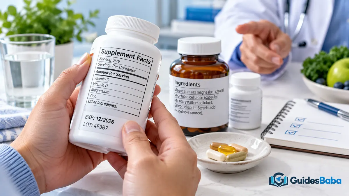 What should you check before taking a supplement? body guide image 3