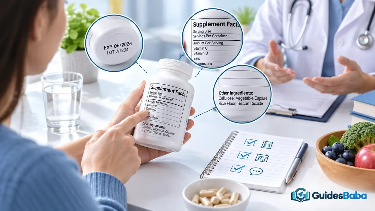 What should you check before taking a supplement? body guide image 4
