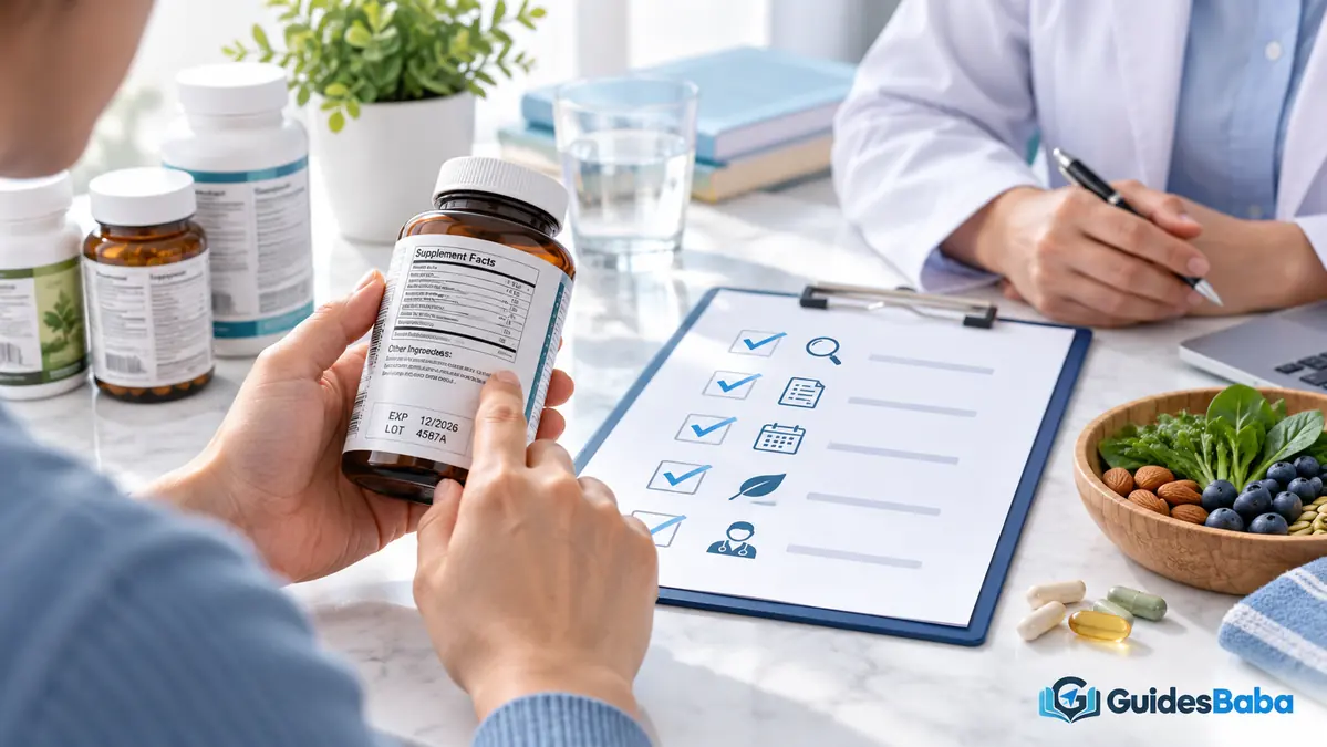 What should you check before taking a supplement? body guide image 6