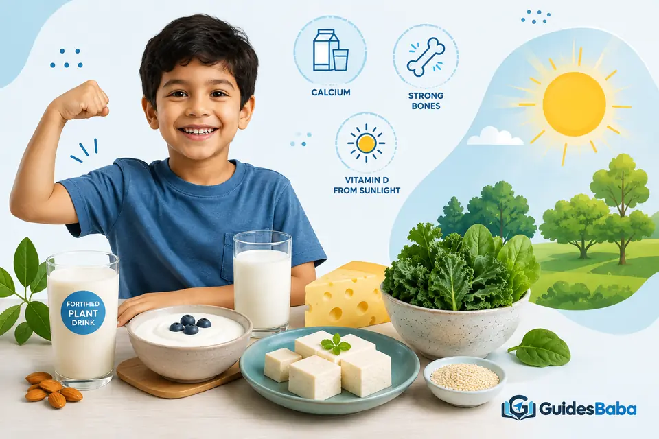 Calcium and vitamin D foods for children