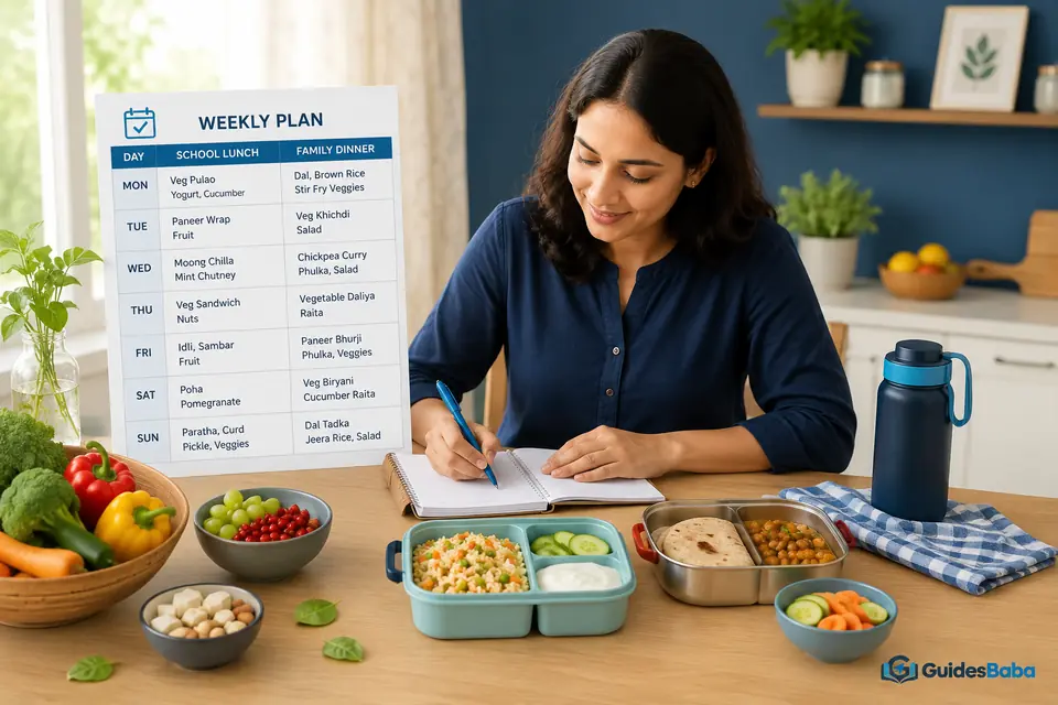 Planning balanced vegetarian meals for children