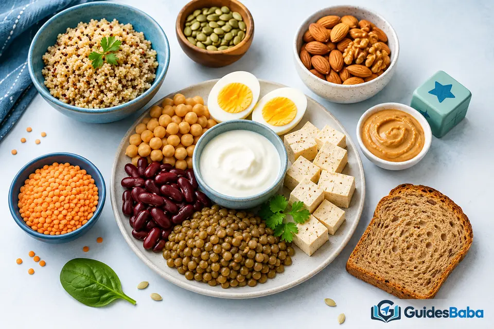 Vegetarian protein sources for children