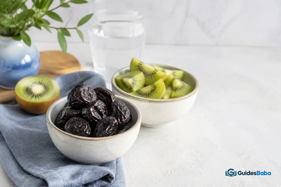Prunes and kiwi for constipation