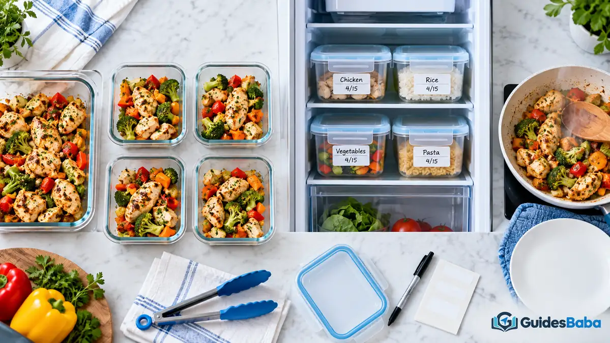 How should cooked food be stored safely? body guide image 2