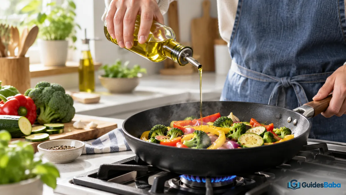 cooking oils best different methods: low medium heat