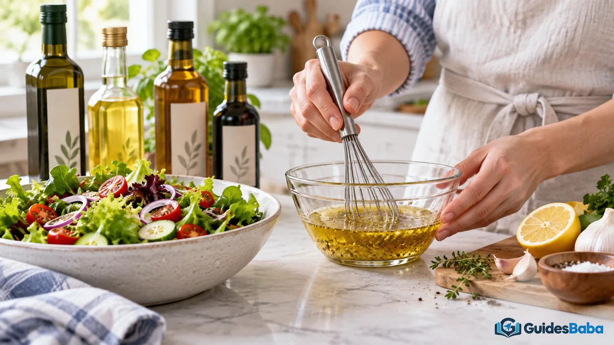 cooking oils best different methods: salad dressings