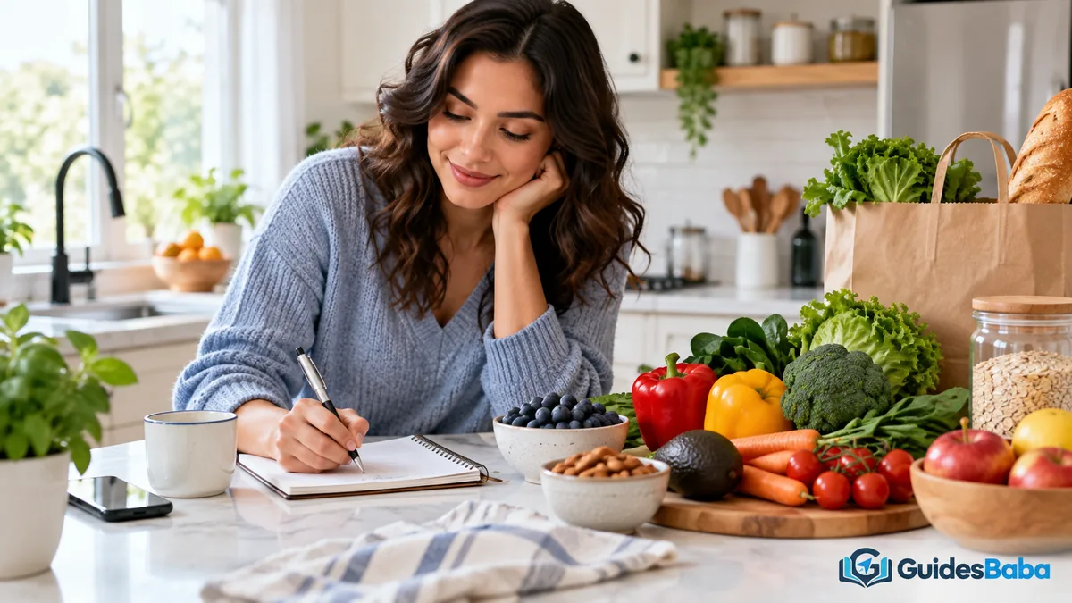 create healthy grocery list overview