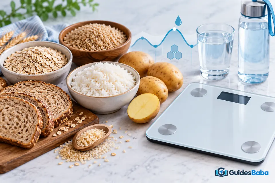 daily weight fluctuation carbs glycogen