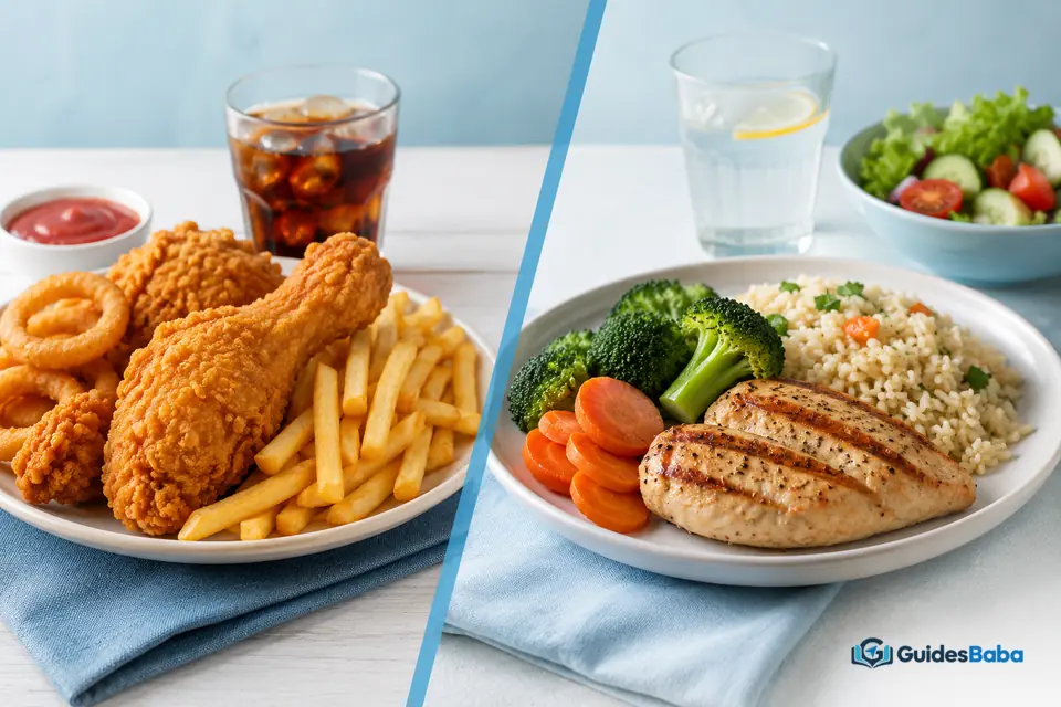 Fatty foods and slower digestion