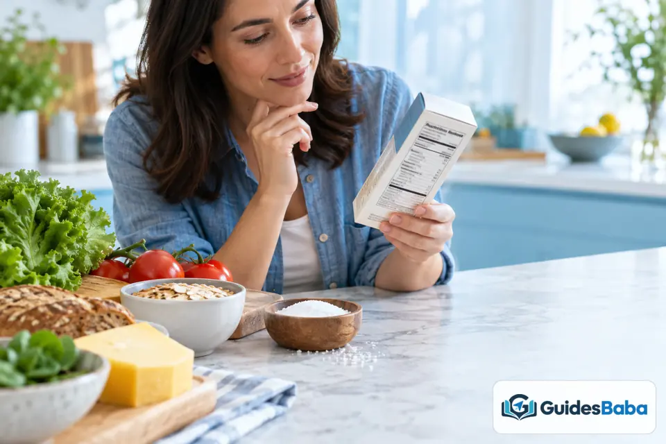 difference between salt sodium label reading