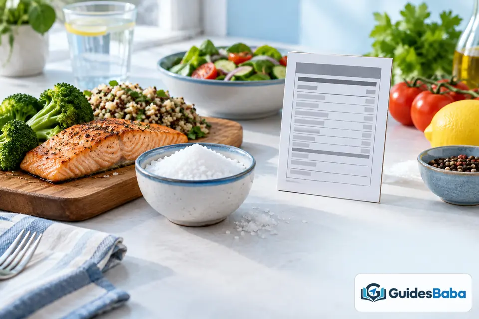 difference between salt sodium balanced meal